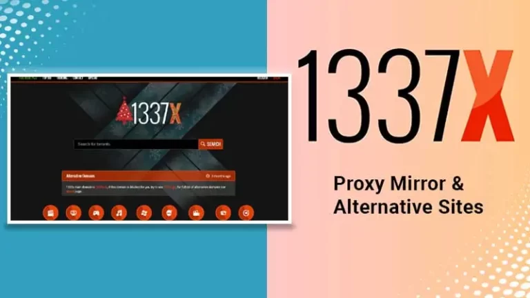 Top 1337x Proxy Site List