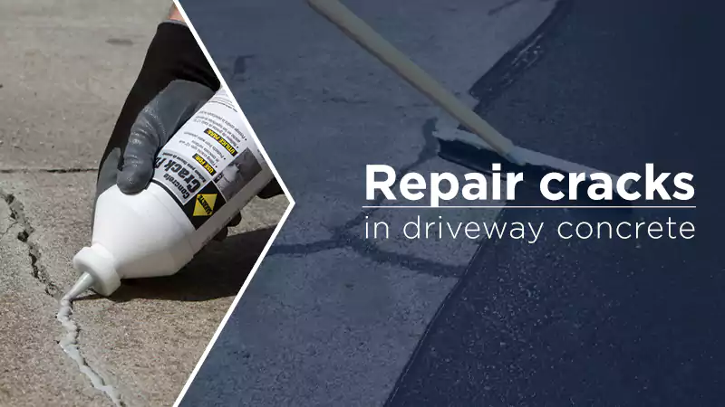 repair cracks in driveway